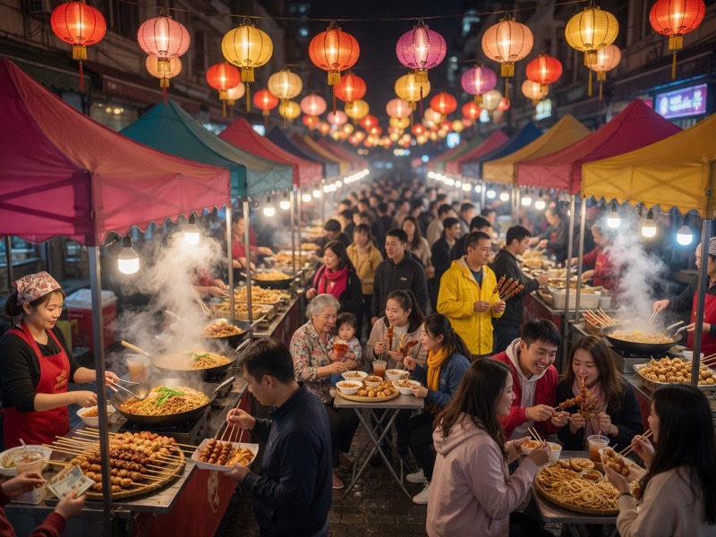 Lễ hội chợ đêm ẩm thực Đông Nam Á