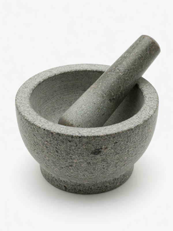 Cối đá và chày nghiền